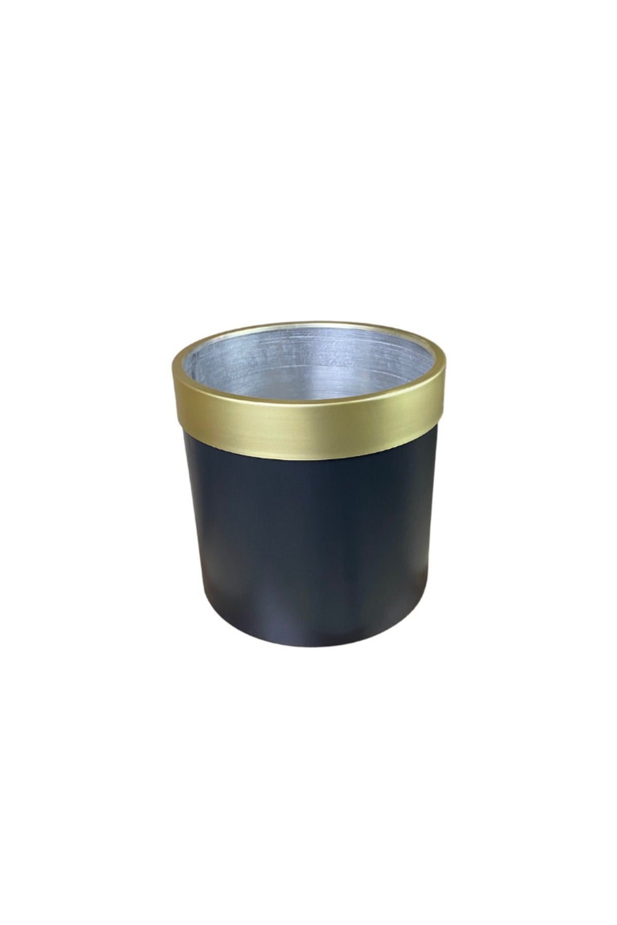 Gold Kemerli 35x35 Siyah Saksı