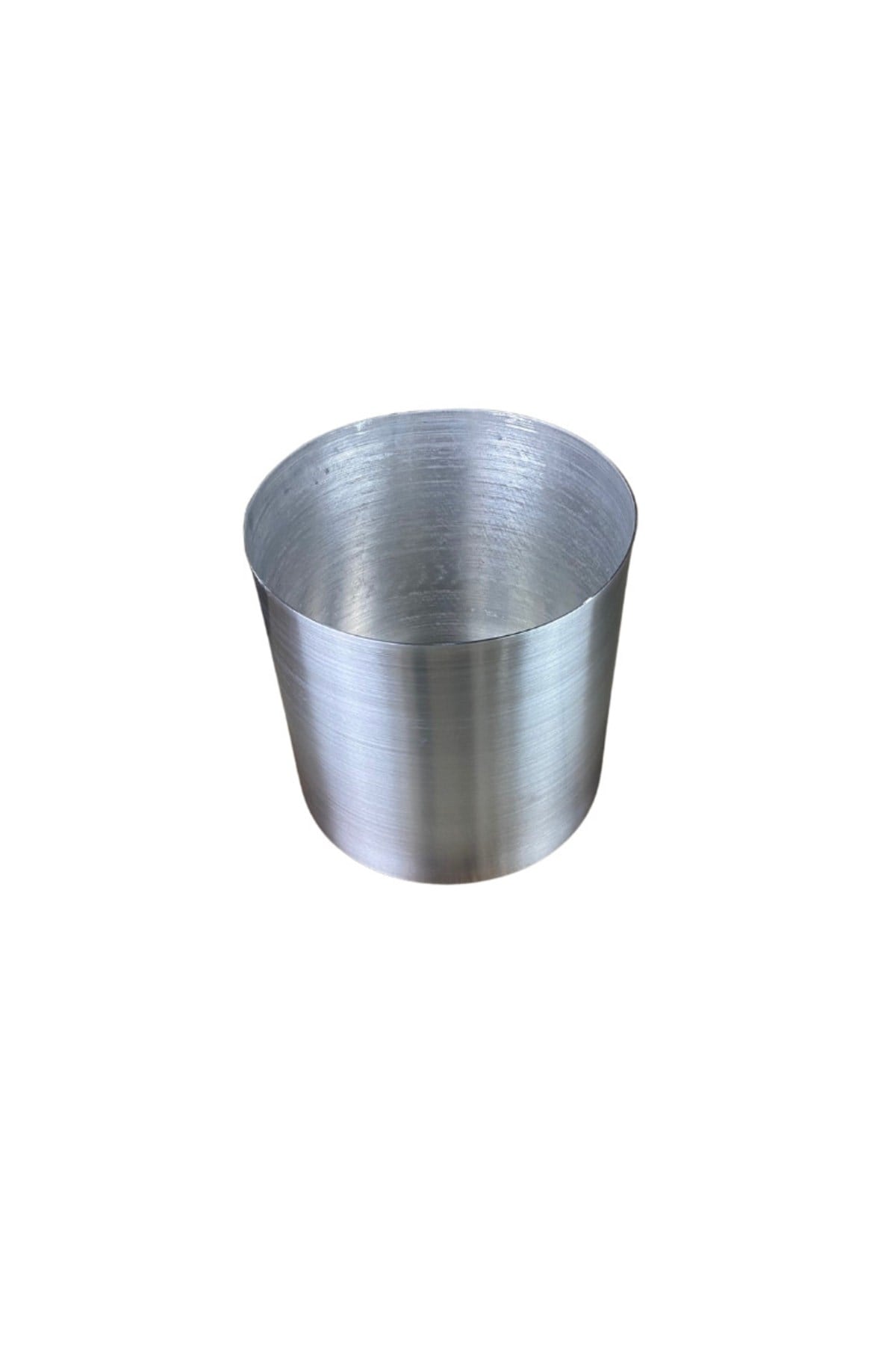 Metalik Galvaniz Saksı 30x30 Paslanmaz