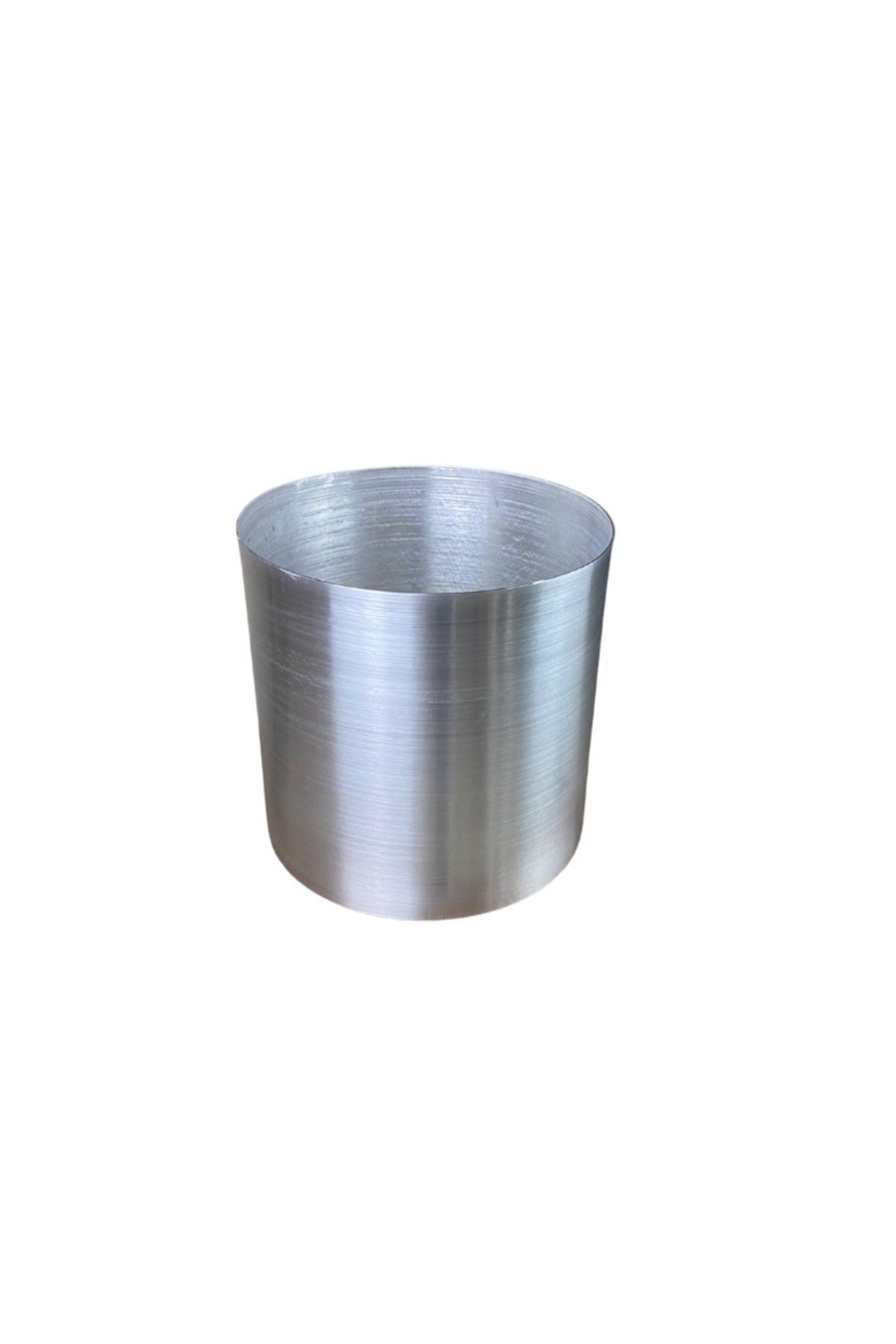 Metalik Galvaniz Saksı 30x30 Paslanmaz