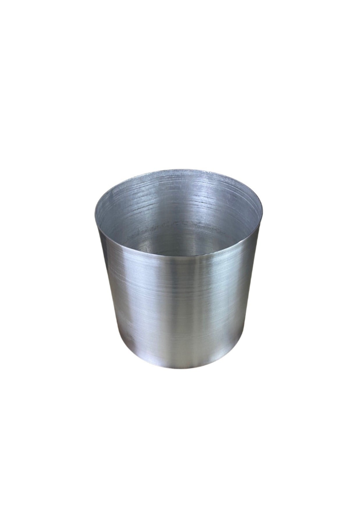 Metalik Galvaniz Saksı 35x35 Paslanmaz