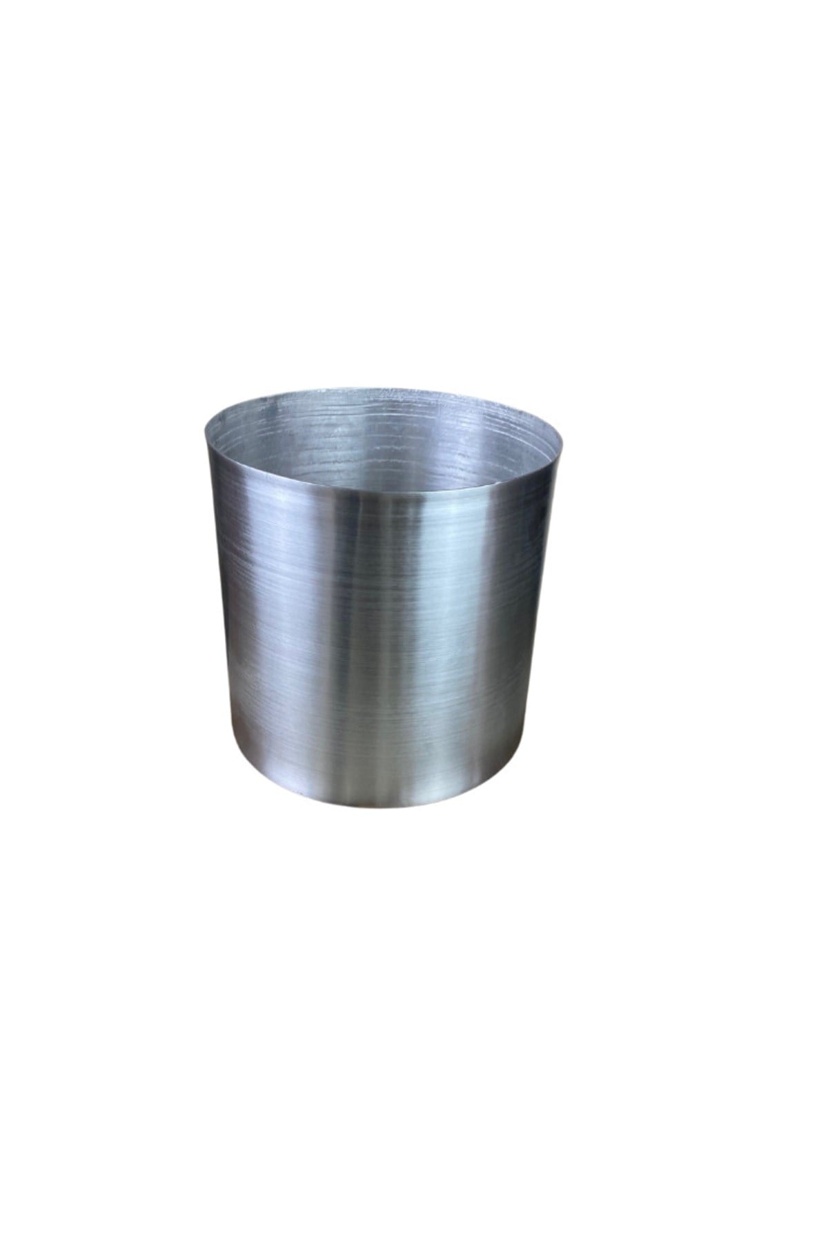 Metalik Galvaniz Saksı 35x35 Paslanmaz