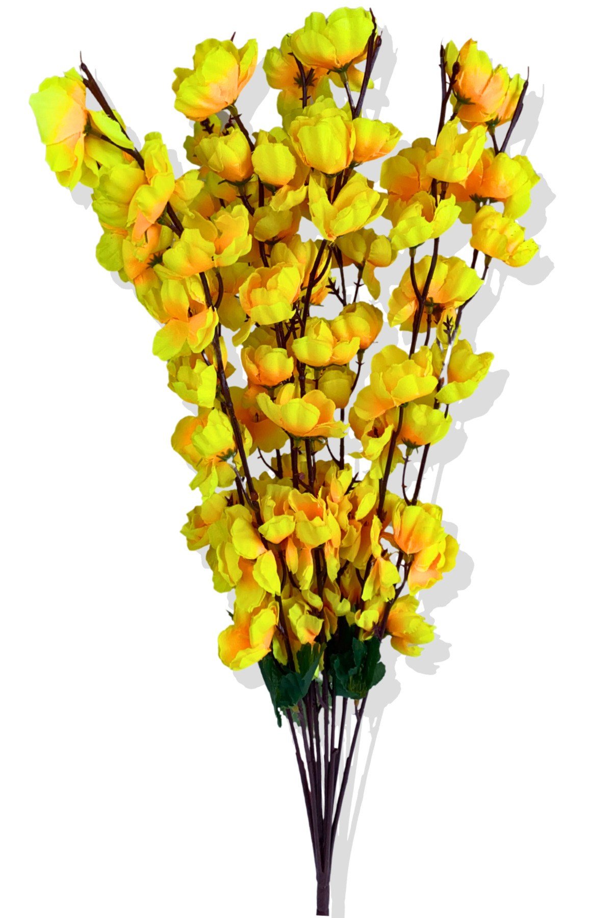 Sarı Bahar Dalı Demet 60 Cm