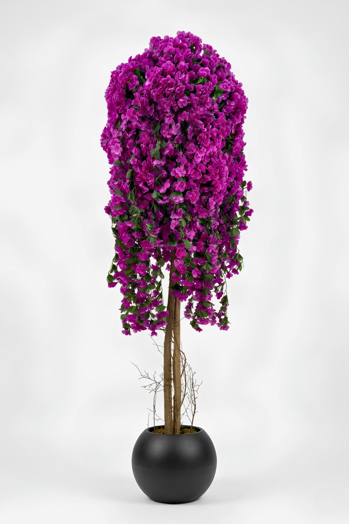 Yapay Begonvil Ağacı Mor 160 cm - 27*33 Küre Saksılı
