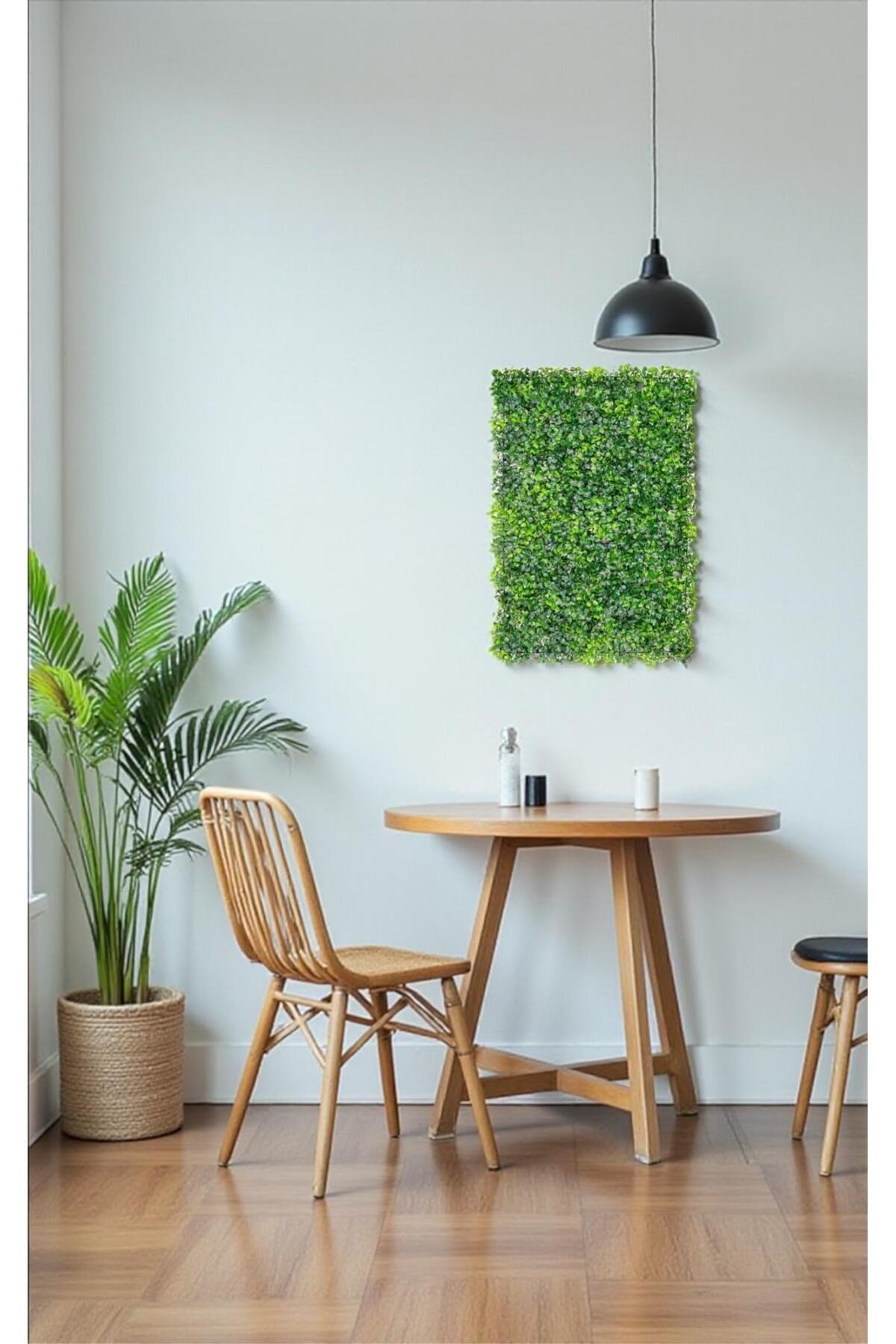 Yapay Çiçek Duvar Kaplama Panel Şimşir Tabaka 40x60 Cm Yeşil Dikey Bahçe Kontef