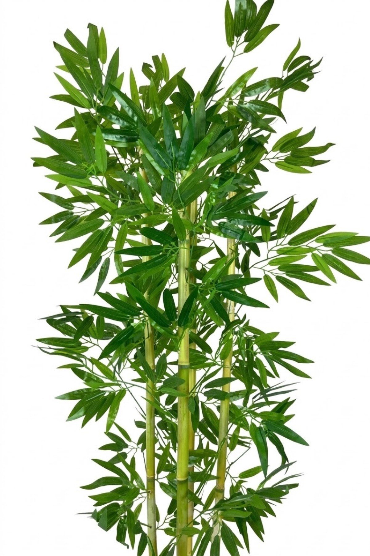Yapay Yapraklı Bambu Ağacı 4 Bambulu 170 Cm 27*33 Küre Saksı