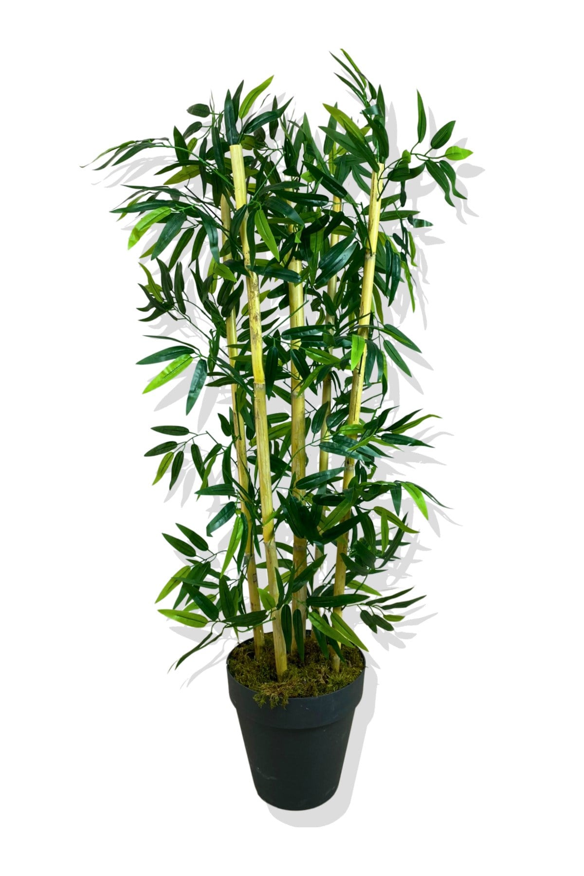 YAPAY YAPRAKLI BAMBU AĞACI 5 BAMBU'LU 110 CM