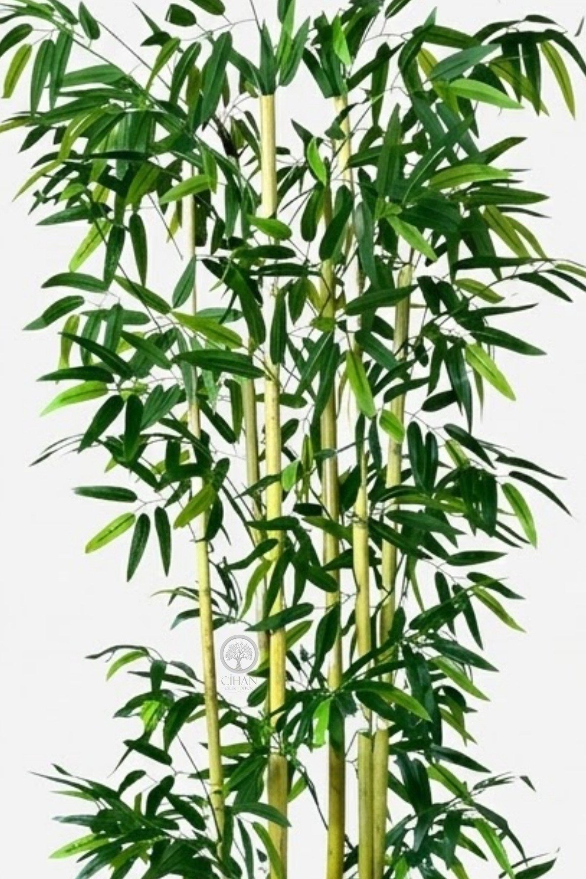 Yapay Yapraklı Bambu Ağacı 6' lı 170 Cm 27*33 Küre Saksı