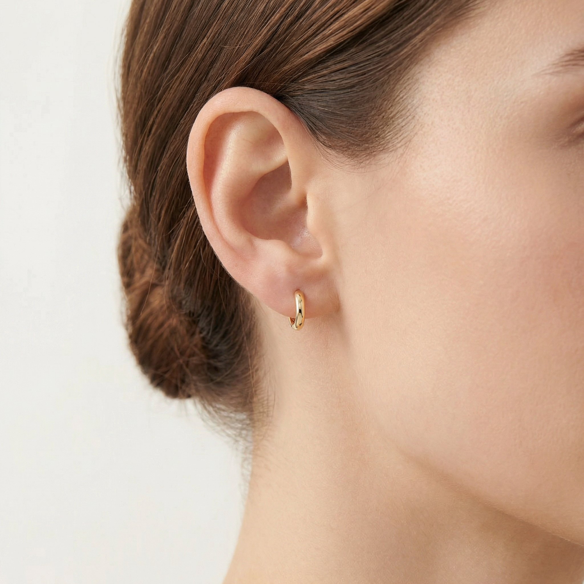 Minimal Altın Küpe 