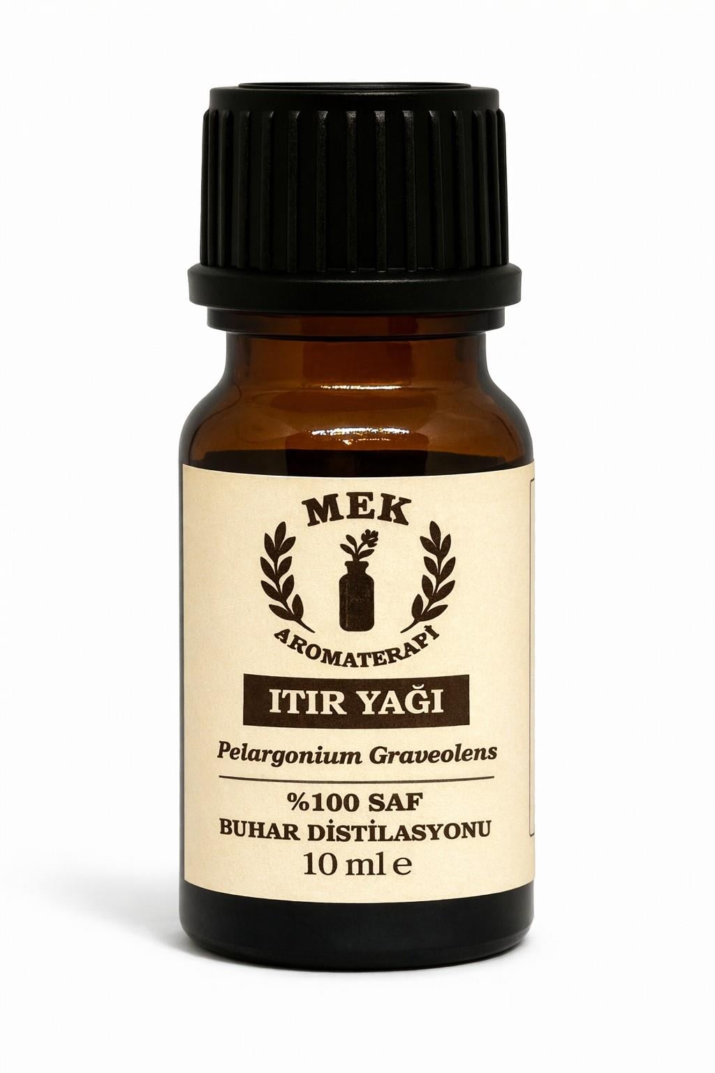 Itır / Geranium Yağı 10 ml - %100 Saf Ve Doğal - Cam Damlalıklı - Pelargonium Graveolens