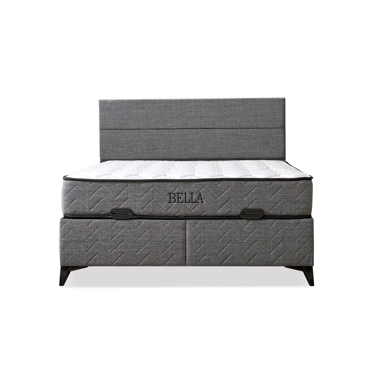 Bella Gri 22 cm Orta Yumuşak Multi Spring Yaylı Çift Taraflı Yatak