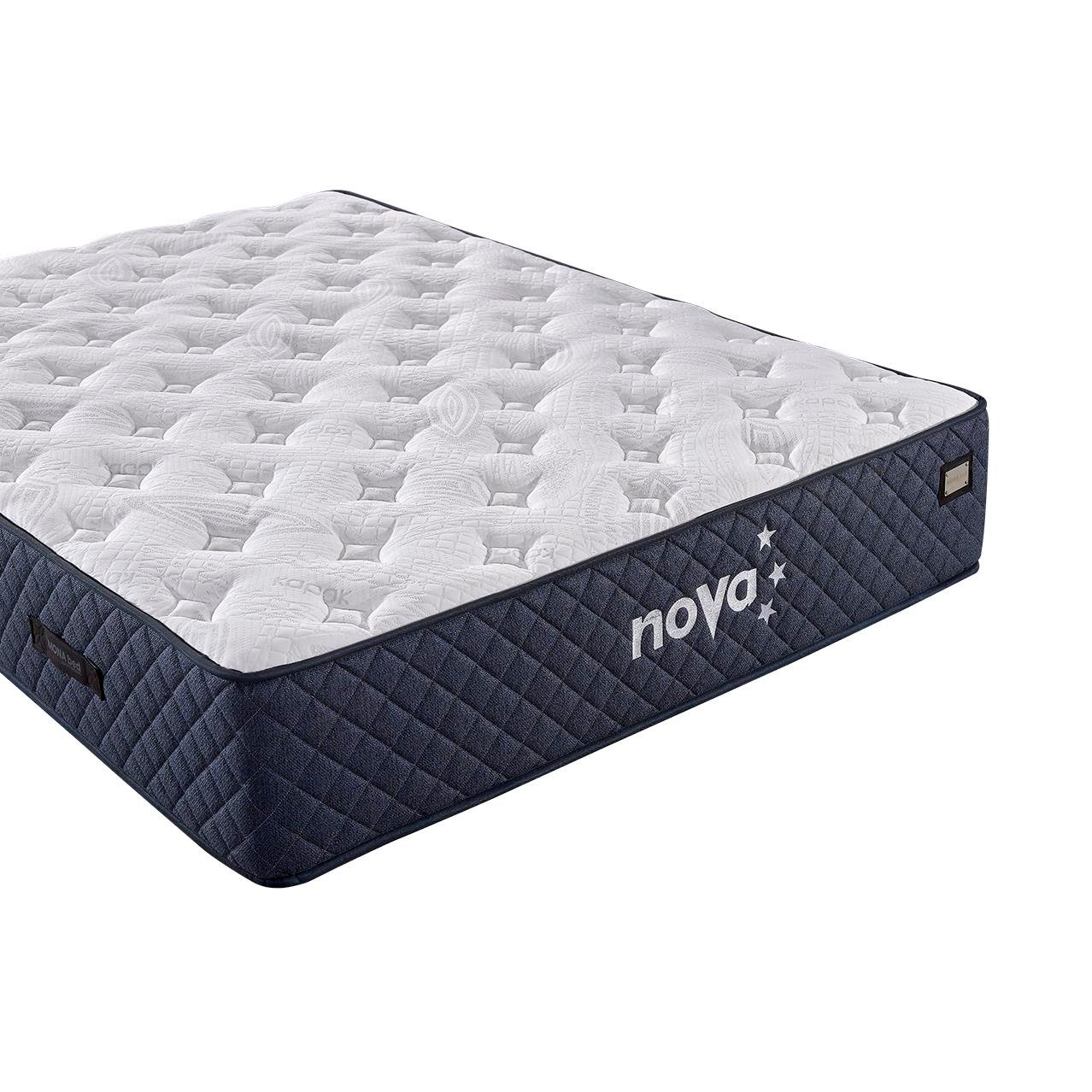 Nova Lacivert Çift Taraflı Ortopedik Pocket Yaylı Yatak - 30 cm