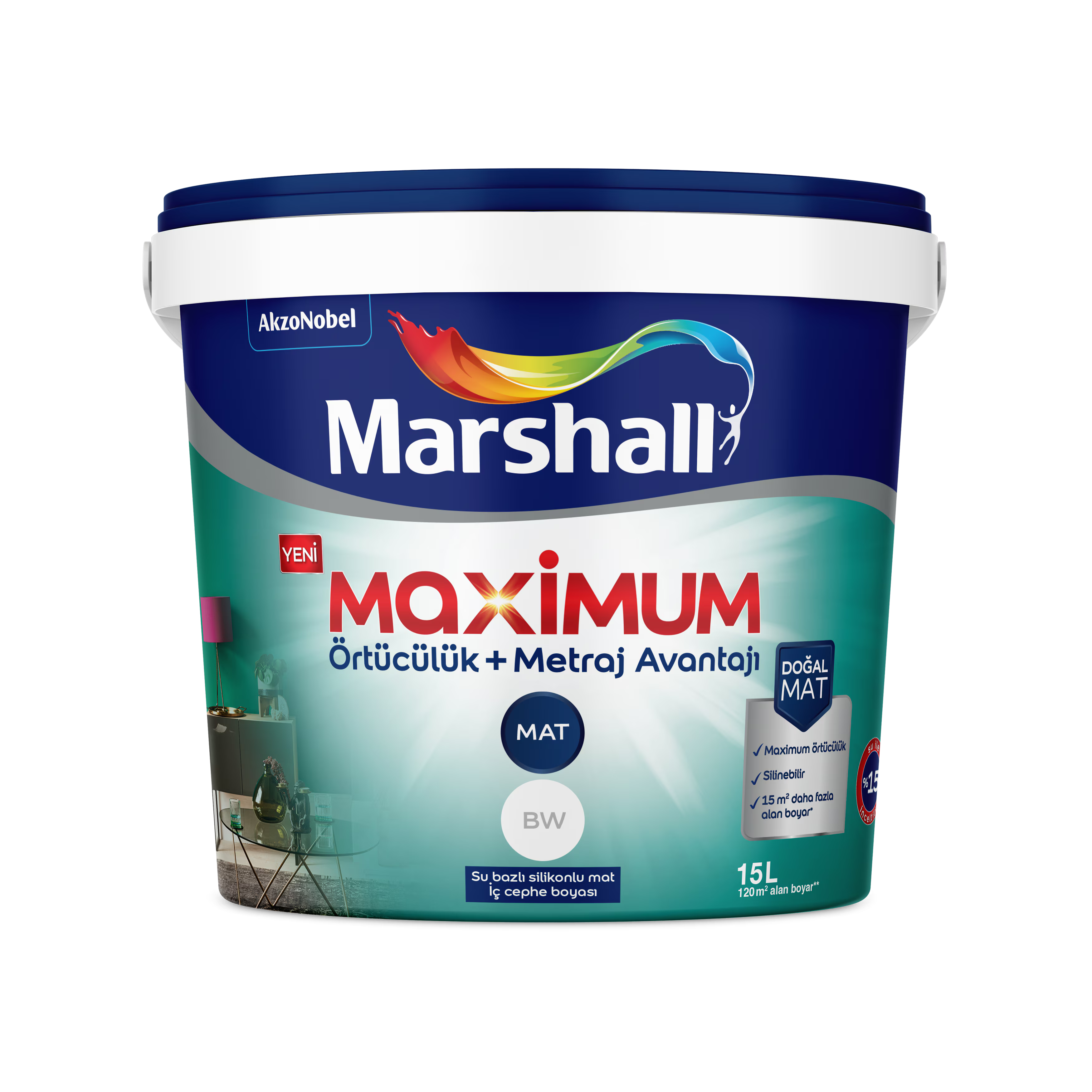 Marshall Maximum Mat İç Cephe Boyası