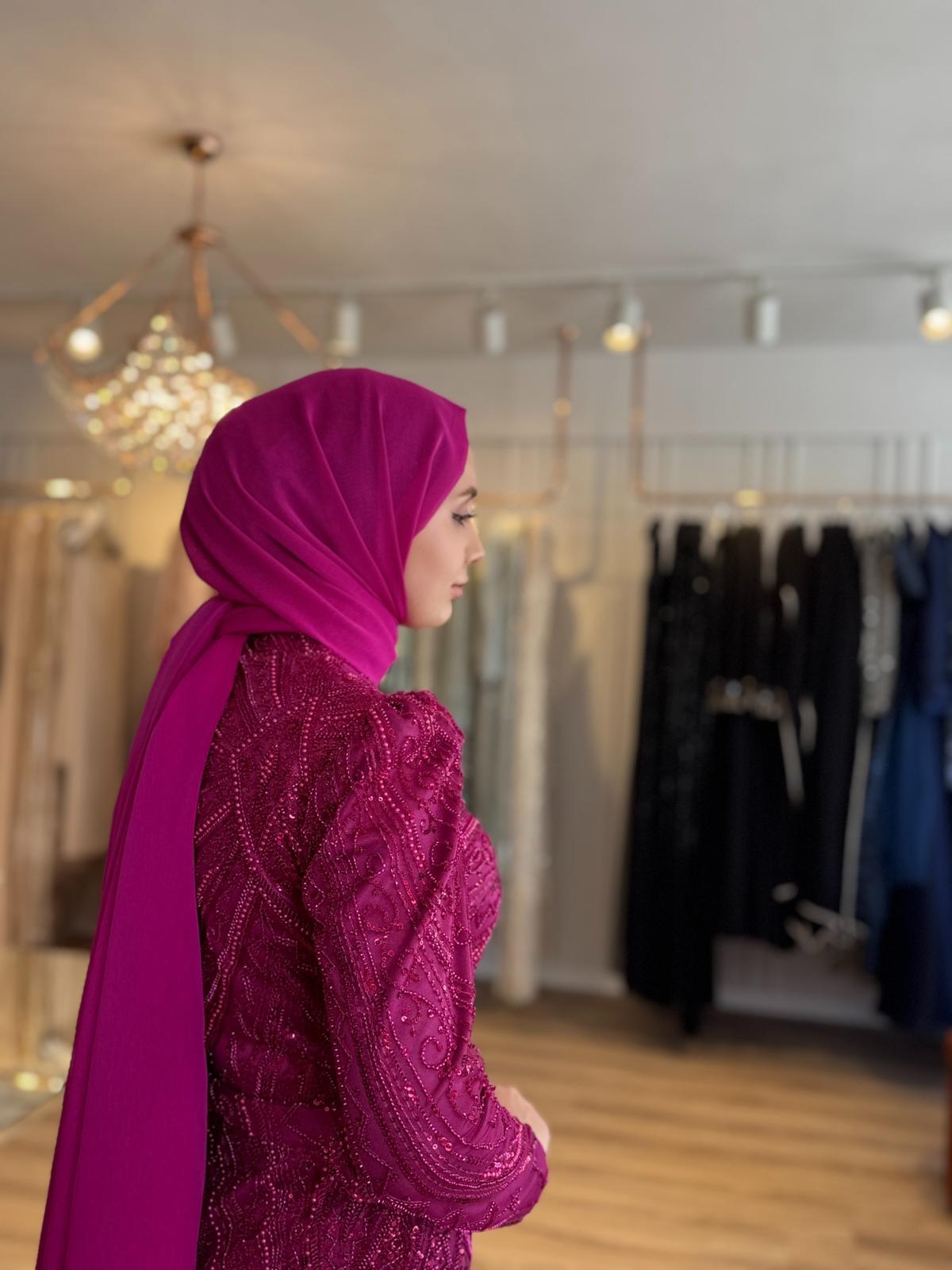 Blush Fuşya Elbise