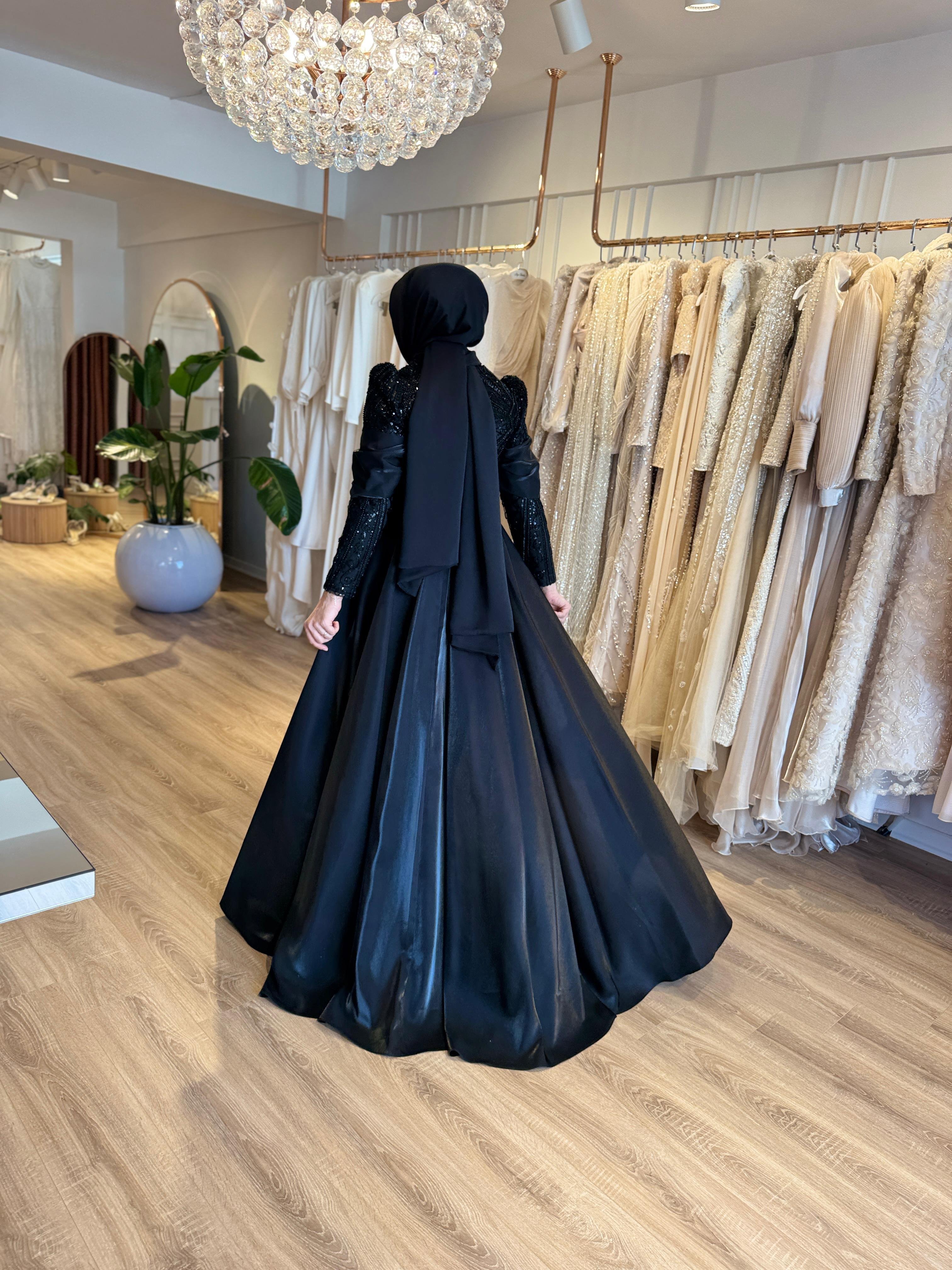 Cariza Kolları Beli Dantel Elbise