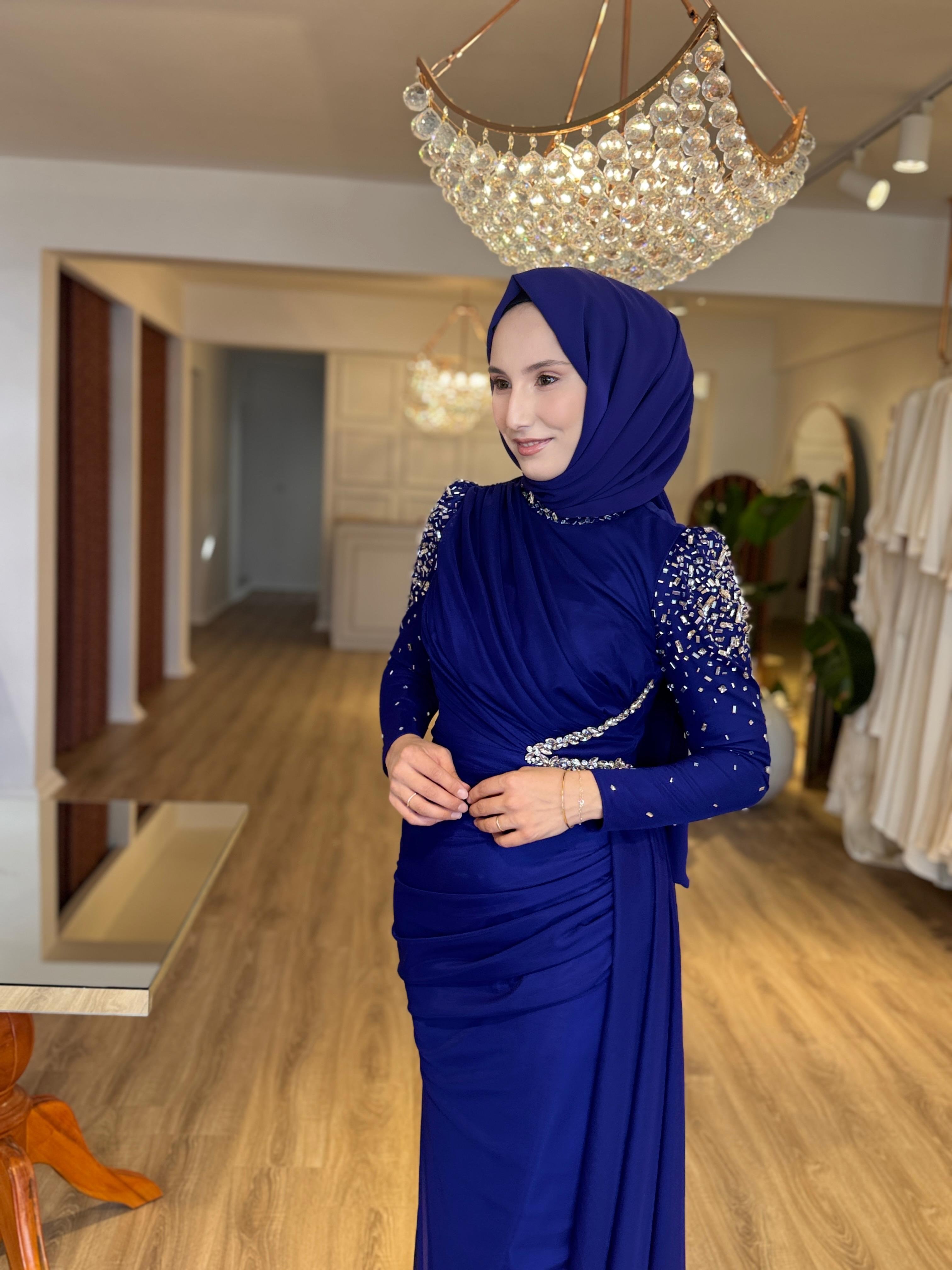 Eftina Taş Detaylı Elbise 