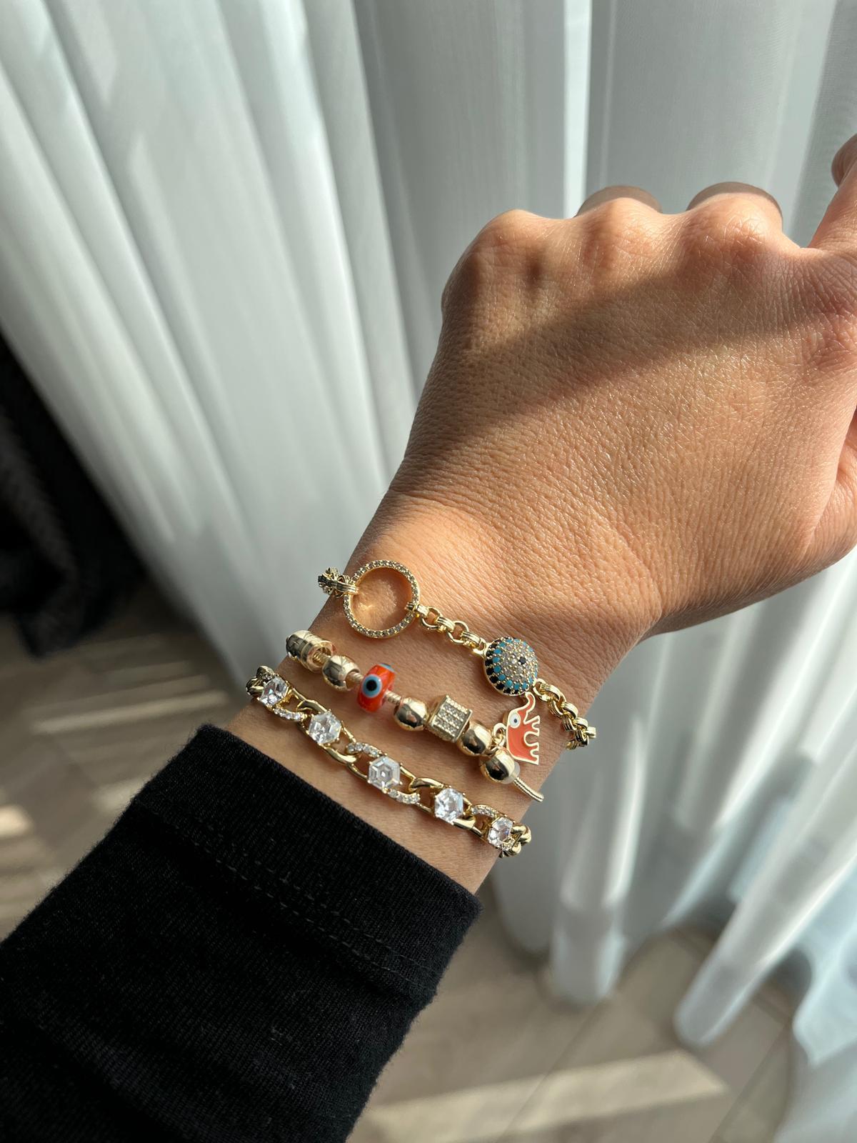 Filli Charm Bileklik Turuncu