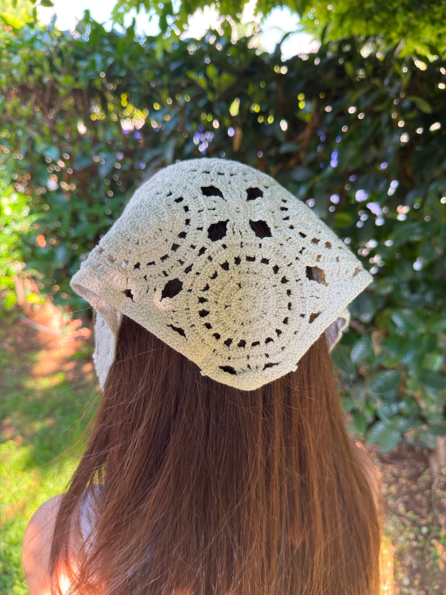Gri  Desenli Üçgen İpli Bandana