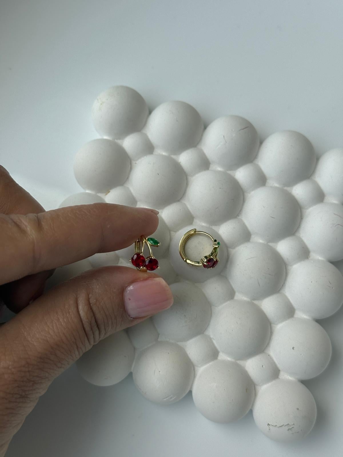 Vip 14k Kirazlı Çocuk Küpe