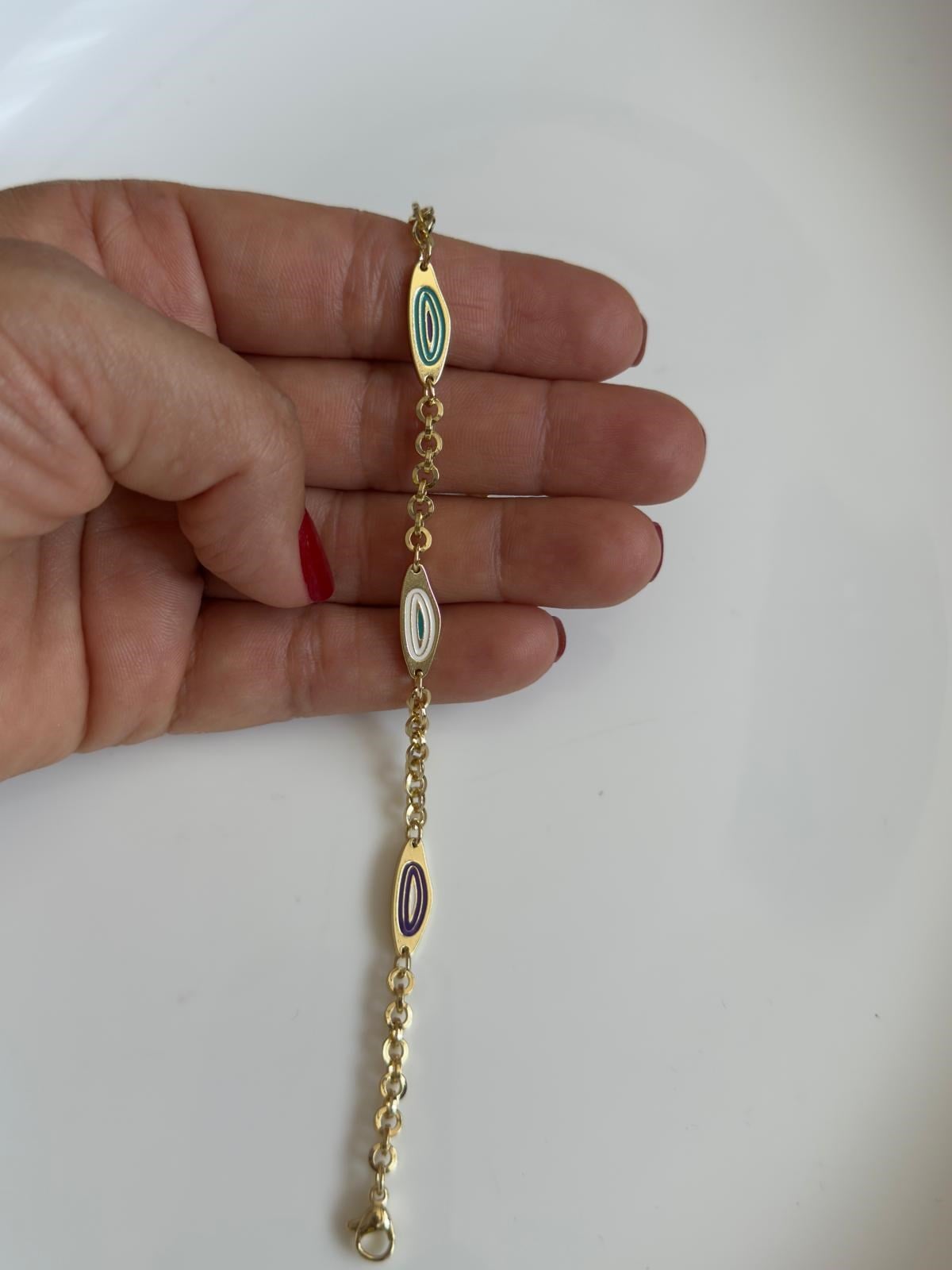 Vip 14k  Nazarlı Bileklik