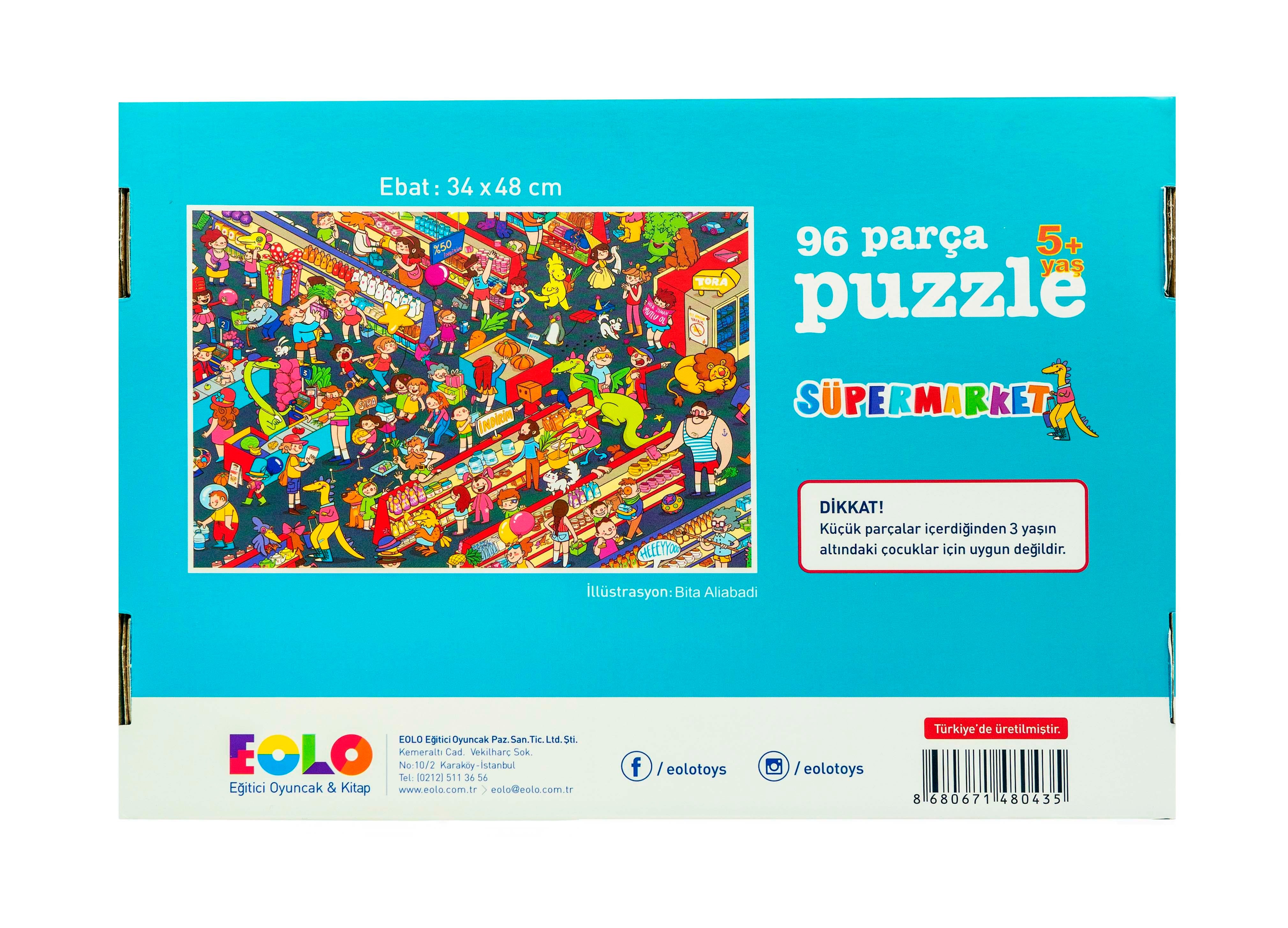Eolo Süpermarket 96 Parça Puzzle