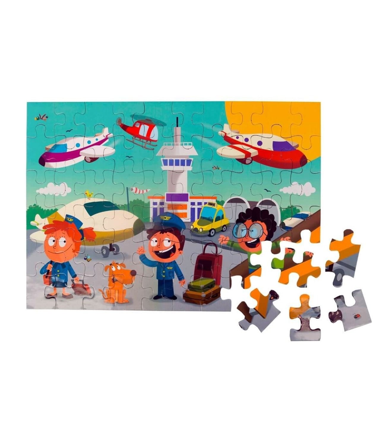 Eolo Yayınları 60 Parça Yer Puzzle - Havaalanı