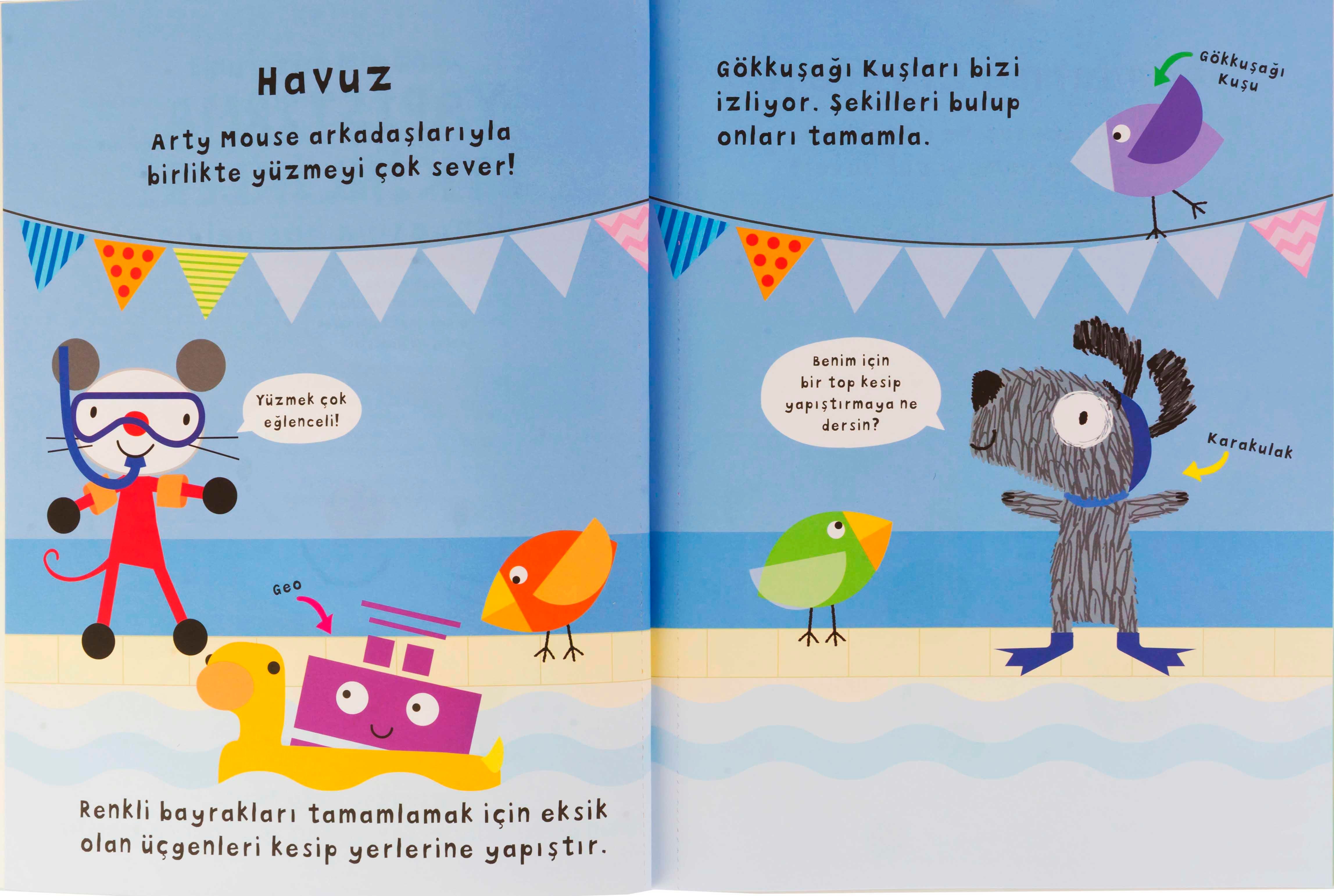 Eolo Yayınları Arty Mouse - Yapıştırma Etkinlikleri
