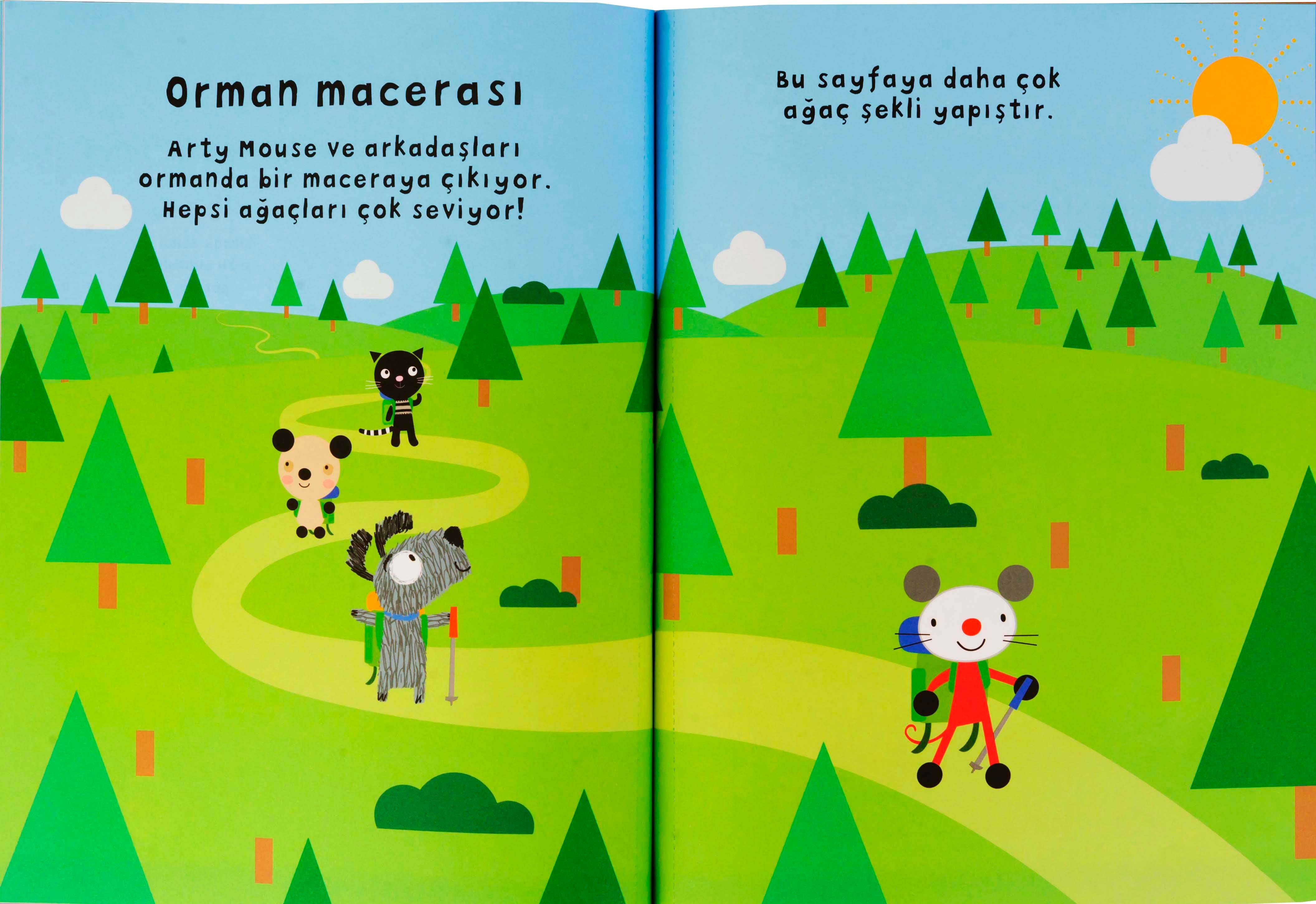 Eolo Yayınları Arty Mouse - Yapıştırma Etkinlikleri