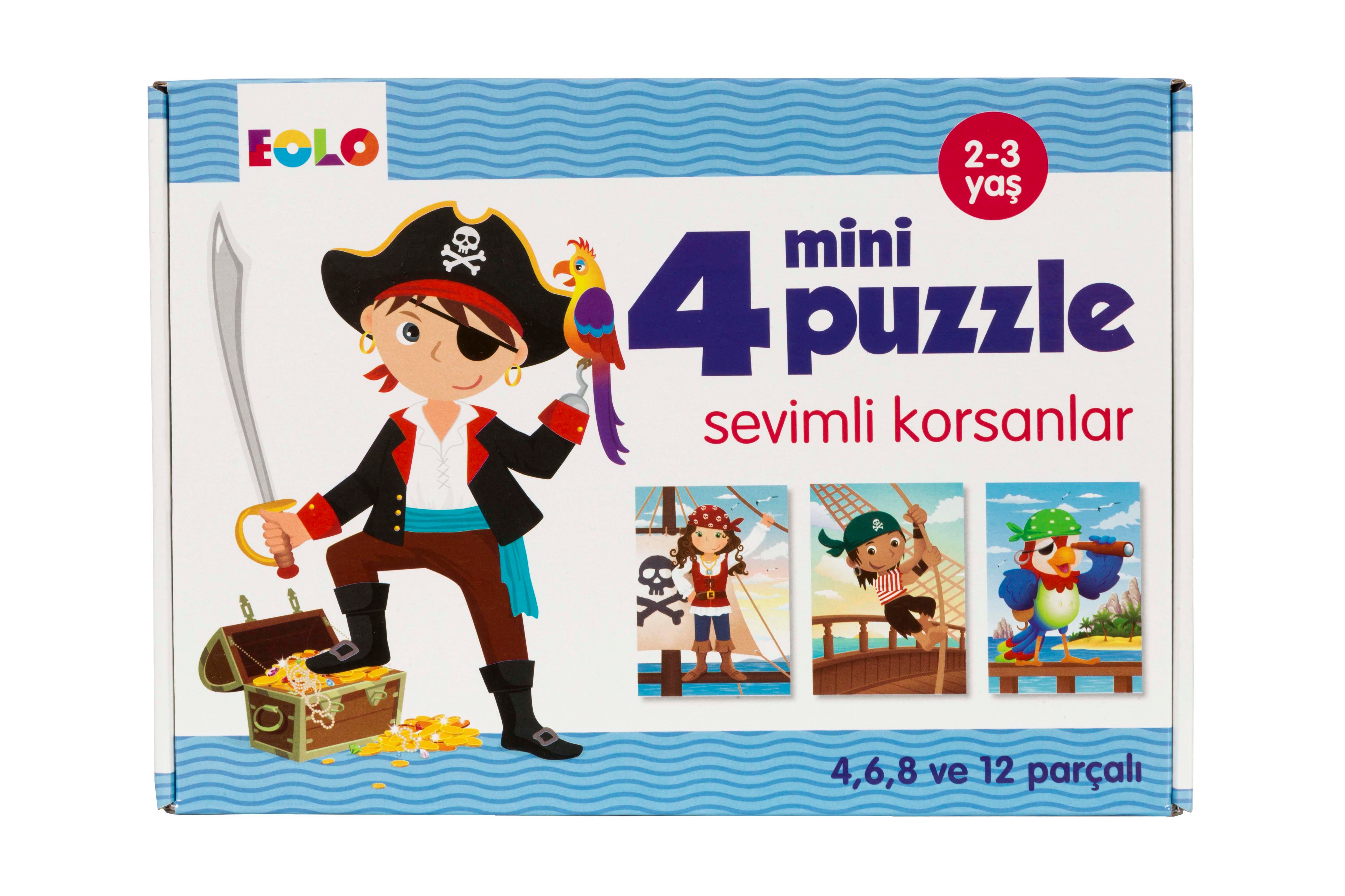 Eolo Yayınları Mini Puzzle - Sevimli Korsanlar