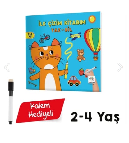 İlk Çizim Kitabım Yaz-Sil