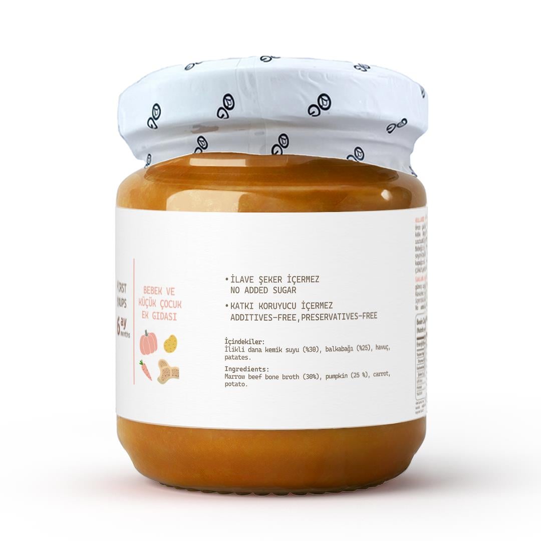 Og Natural Kemik Sulu Balkabağı Çorbası 190 G
