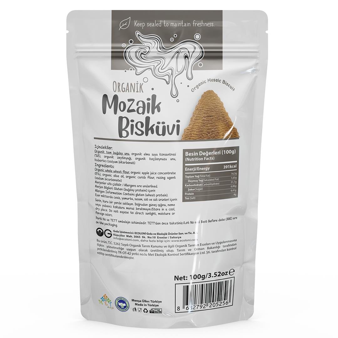OG Natural Mozaik Bisküvi 100 Gr