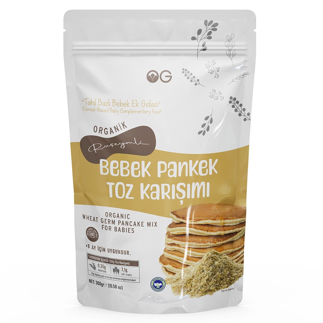 OG Natural Organik Ruşeymli Bebek Pankek Toz Karışımı 300 G