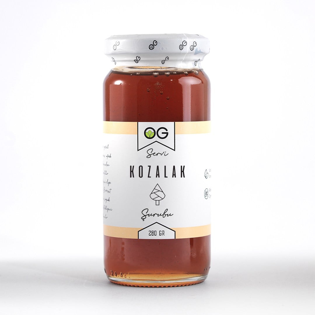 OG Natural (Servi) Çam Kozalağı Şurubu 280 Gr (Rafine Şekersiz)