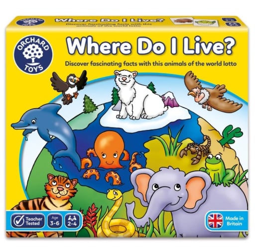 Orchard Toys Where Do I Live ? 3-6 Yaş