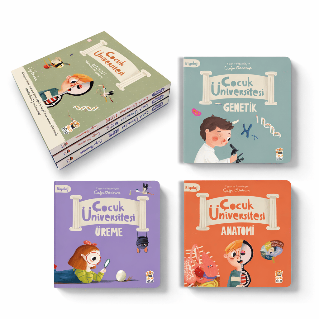 Sincap Kitap Çocuk Üniversitesi Biyoloji Set (3 Kitap)