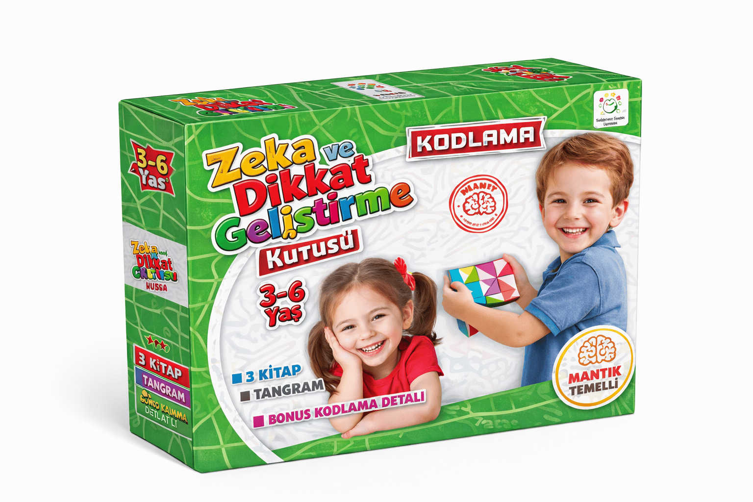 Yükselene Zeka Dikkat Geliştirme Seti 3-6 Yaş
