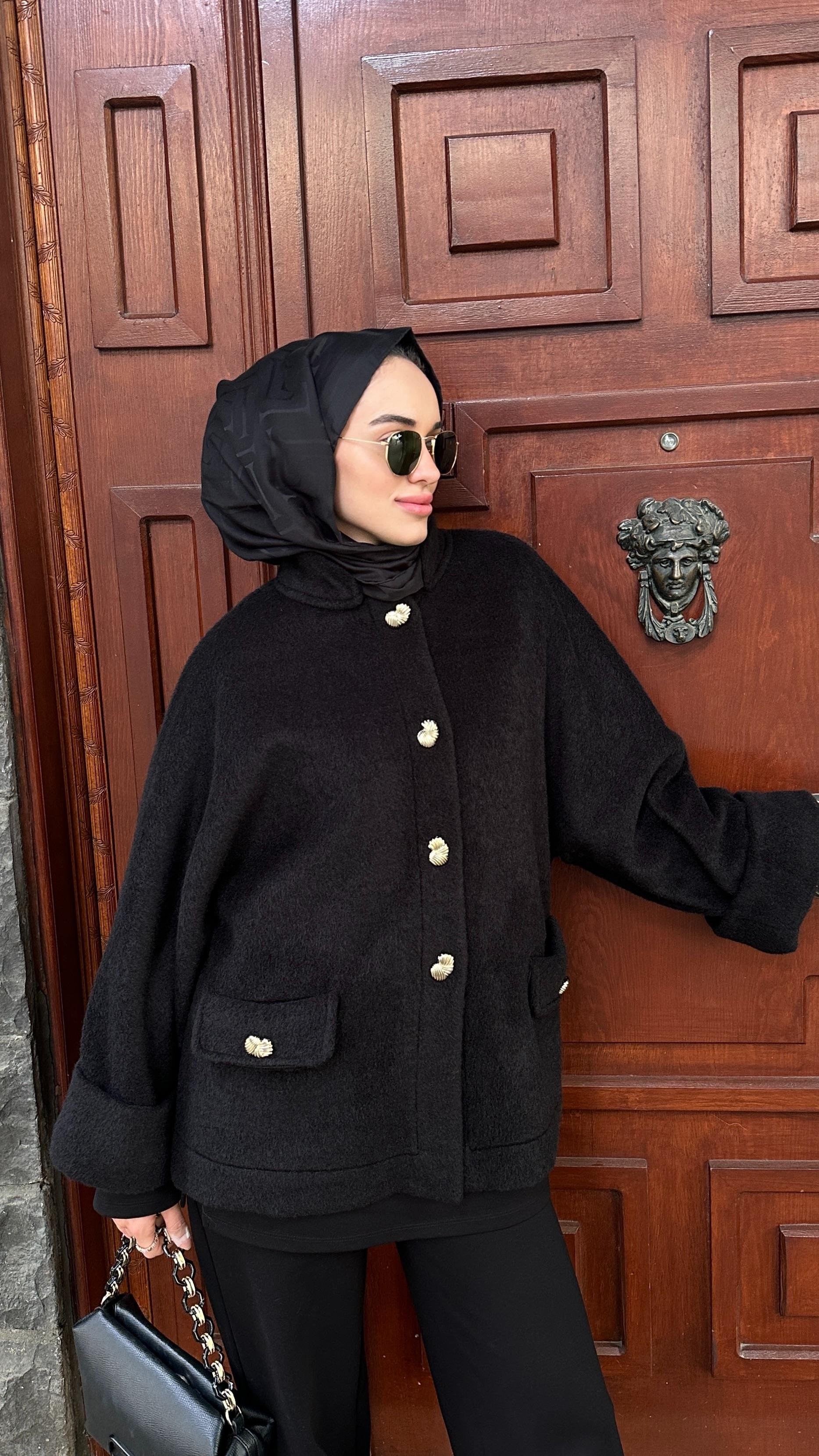 Peluş Oversize Ceket 