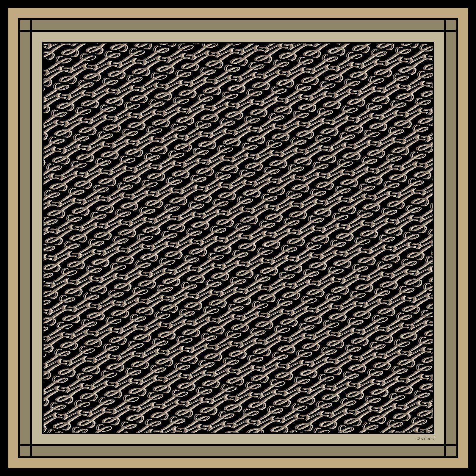 Monogram İpek Eşarp
