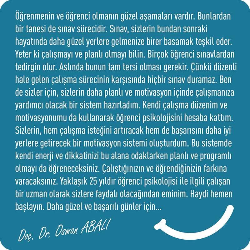 Adeda Sınavlara Çalışma ve Motivasyon  Sistemi