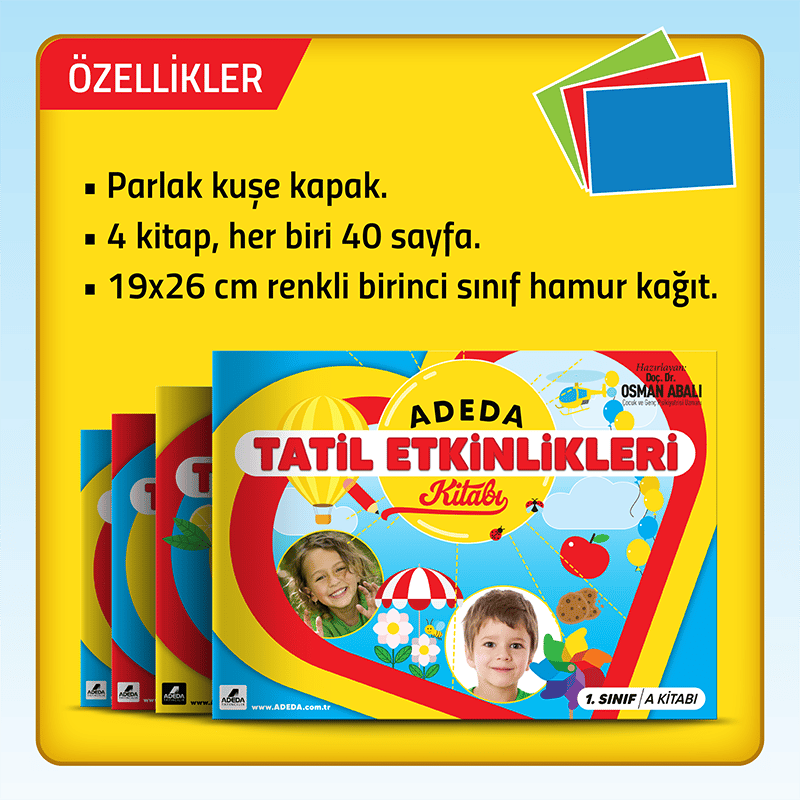 Adeda Tatil Etkinlikleri Kitabı 1. Sınıf