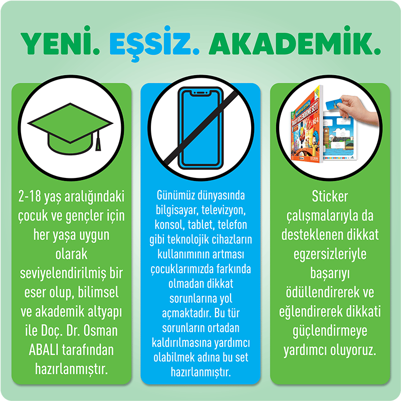 Dikkati Güçlendirme Seti 10 Yaş