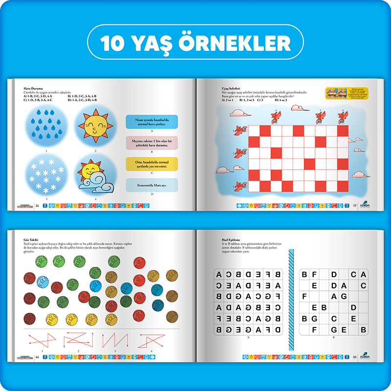 Dikkati Güçlendirme Seti 10 Yaş