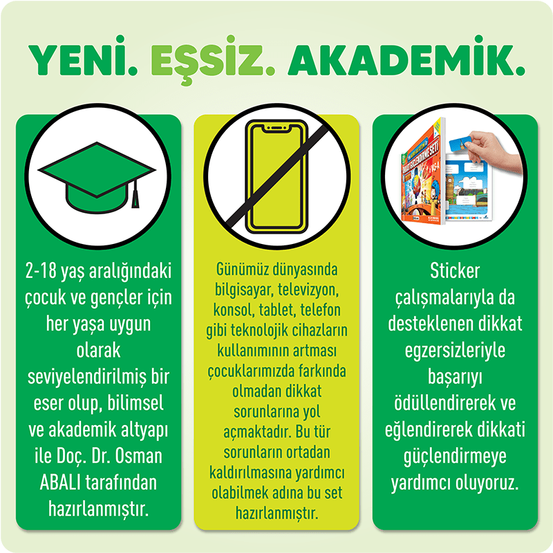 Dikkati Güçlendirme Seti 11 yaş