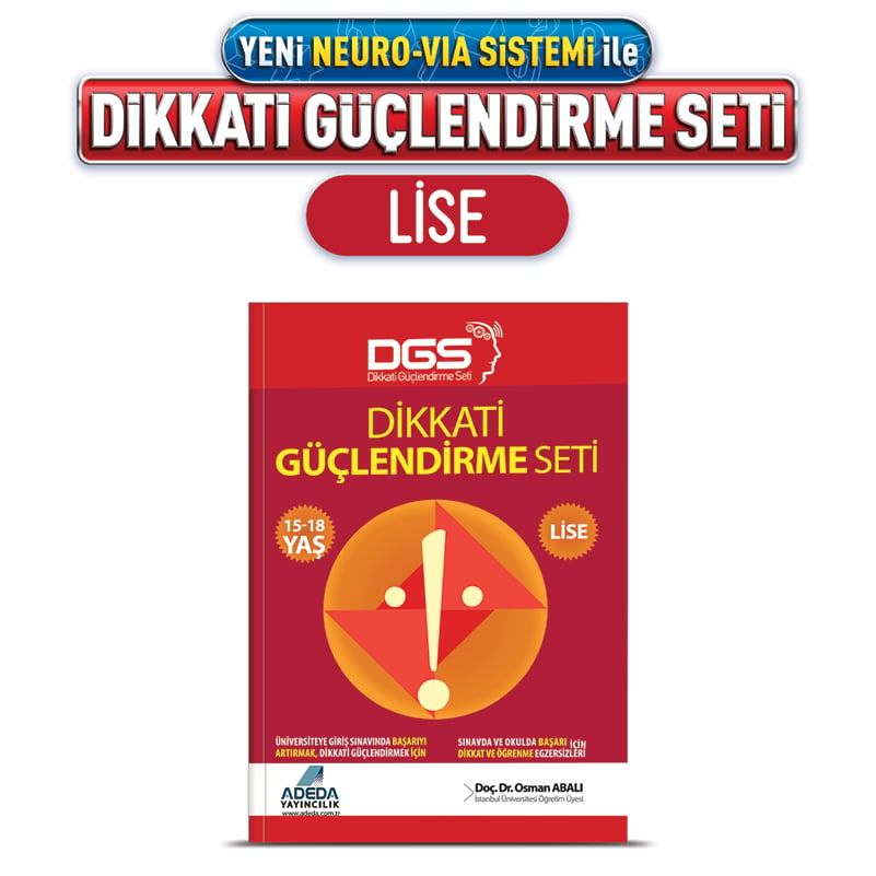 Dikkati Güçlendirme Seti 15-18 Yaş Lise