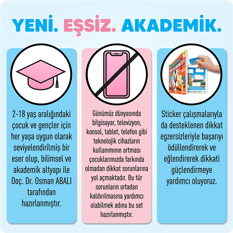 Dikkati Güçlendirme Seti 2 Yaş