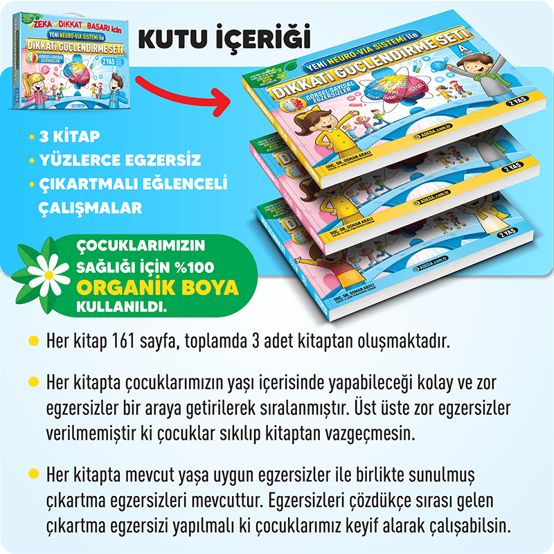 Dikkati Güçlendirme Seti 2 Yaş