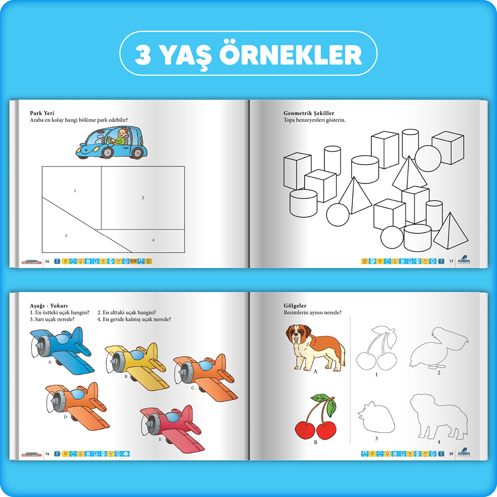 Dikkati Güçlendirme Seti 3 Yaş