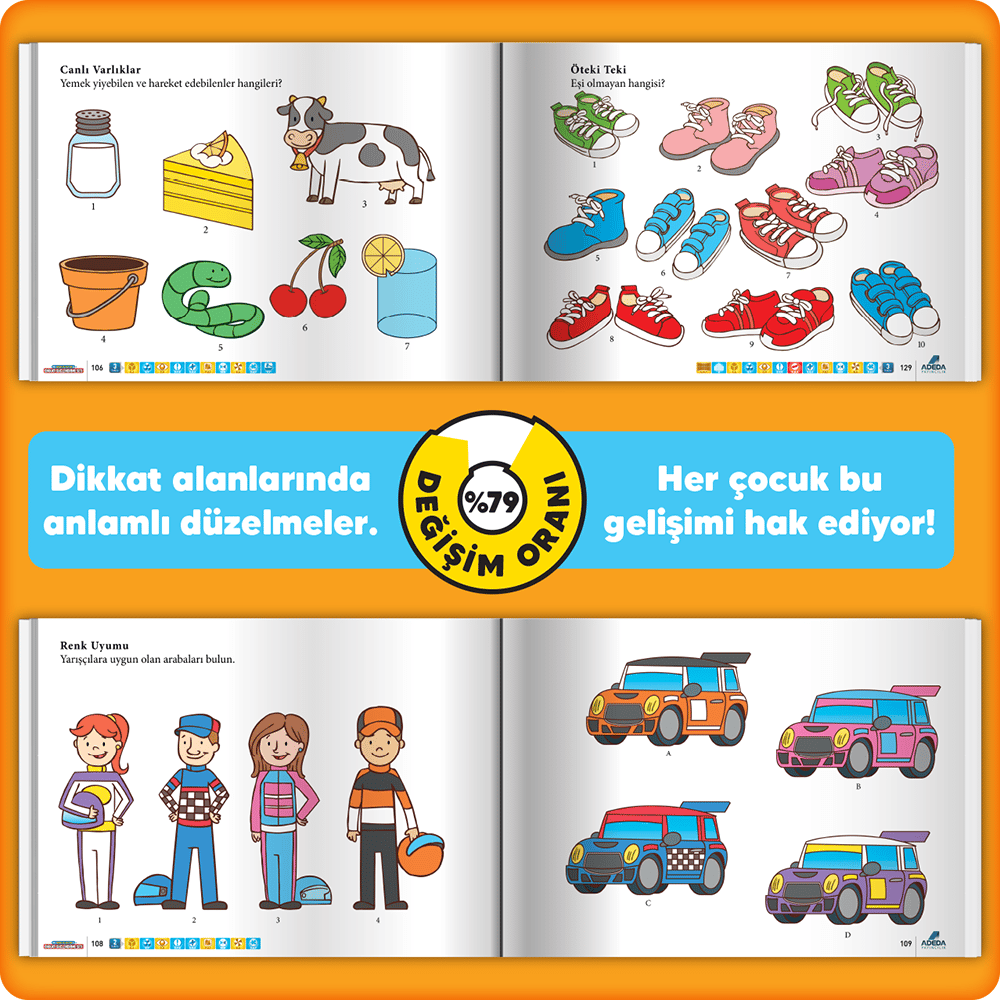 Dikkati Güçlendirme Seti 3 Yaş