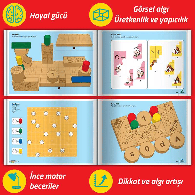 Dikkati Güçlendirme Seti Plus 5 Yaş