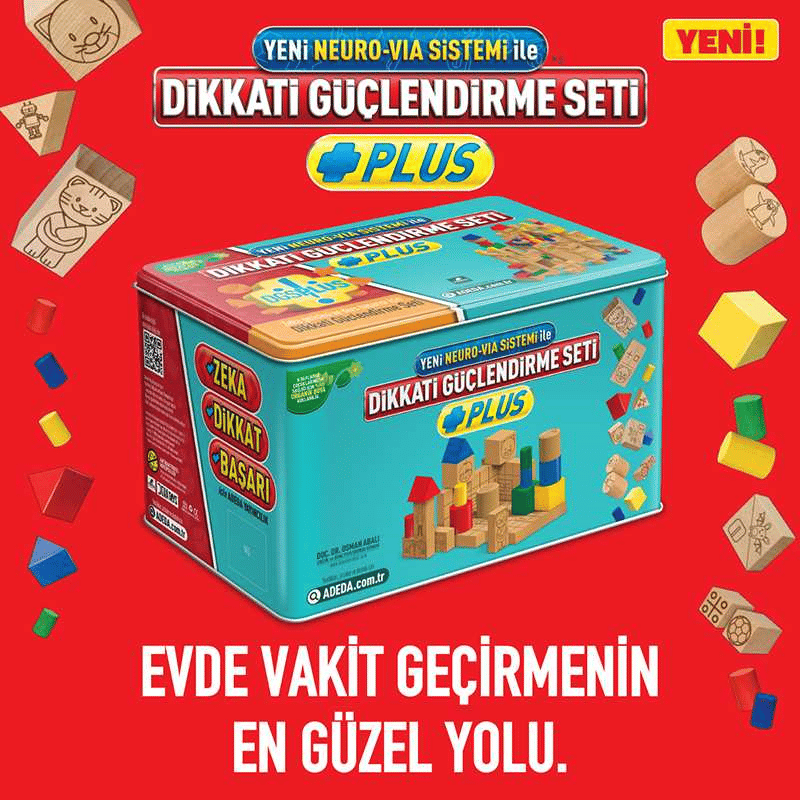 Dikkati Güçlendirme Seti Plus 5 Yaş